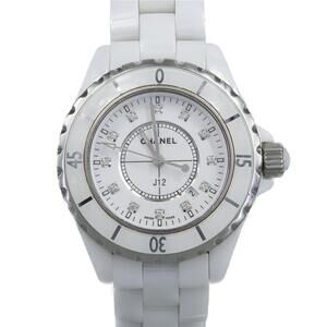 Chanel J12 33mm Ceramic 12P H1628 Quartz Watch